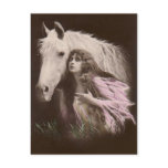 *Beauty With a White Horse* Vintage postcards