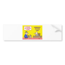 beaver biting tree environmental protection agency bumper sticker