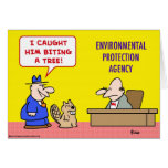 beaver biting tree environmental protection agency cards