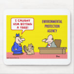beaver biting tree environmental protection agency mousepads