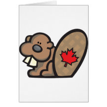Beaver Canada Greeting Card