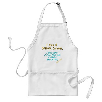 beaver leader turquoise aprons by elenopa