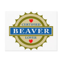 Beaver Lover Postcard