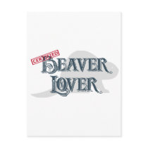 Beaver Lover Postcard