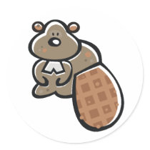 Beaver Stickers