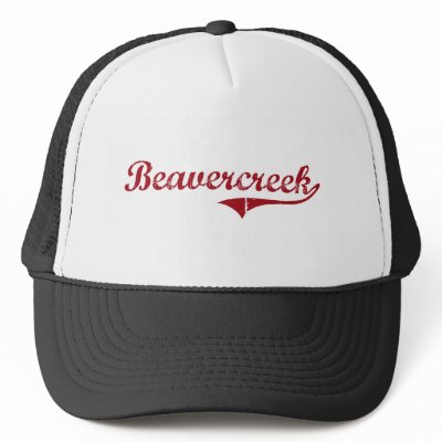Beavercreek Ohio Classic Design Mesh Hats by cityshirt