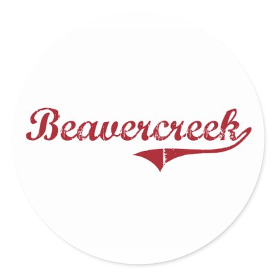 Beavercreek Ohio Classic Design Stickers by cityshirt