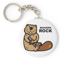 Beavers Rock Keychains