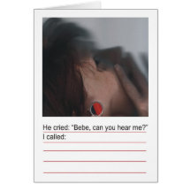 Bebe note card