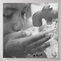 Beber las aguas de la fuente O Oils Atwork Poster