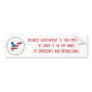Because government is too important bumper sticker