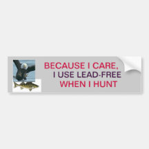 because i...eagle bumper sticker