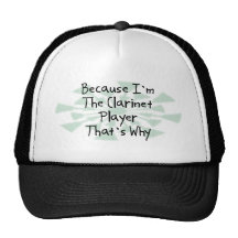 Because I'm the Clarinet Player Mesh Hats