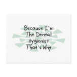 Because I'm the Dental Hygienist Postcards