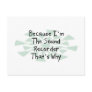 Because I'm the Sound Recorder Postcards