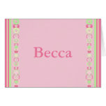 Becca Modern Circles Name Card