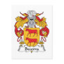 Becerra Family Crest Postcards
