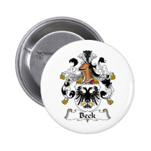 Beck Family Crest Pinback Button