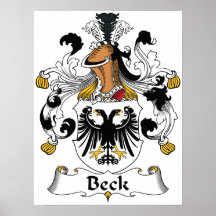 Beck Family Crest Print