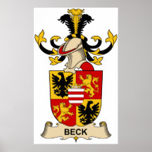 Beck Family Crests Poster