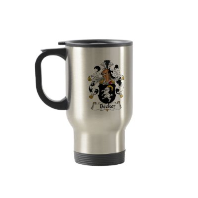 Becker Family Crest Coffee Mugs by coatsofarms