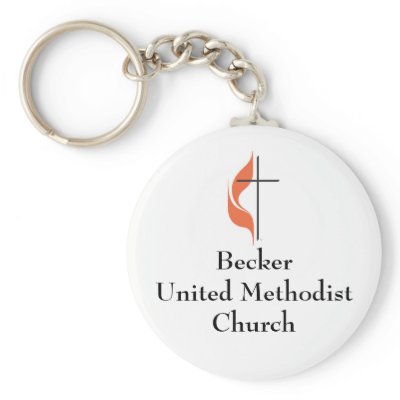 BeckerUnited MethodistChurch Key Chain by annehoule