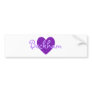 Beckham in Purple Bumper Stickers