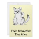 Beckoning Kitty Cat Maneki Neko Announcement