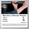 Become a Shinobi Warrior, W... posters