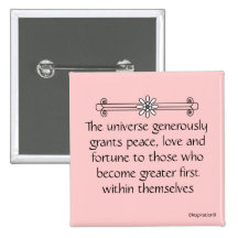 Become Greater First Pinback Buttons