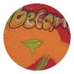 "Become" Round Stickers