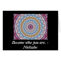 Become who you are. - Nietzshe Card