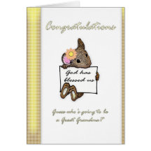 Becoming a Great Grandmother Cards