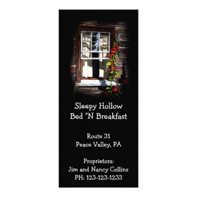 BED & BREAKFAST RACK CARDS: ORIGINAL ARTWORK by joyart