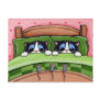 Bed Mice Do Exist - Cat Postcard