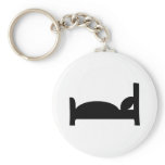 bed sleeping icon keychains