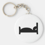 bed sleeping icon keychains