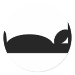 bed sleeping icon stickers