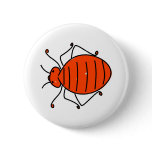 bedbug pinback button