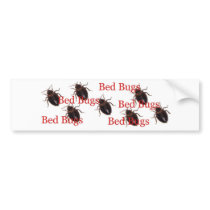 bedbugs bumper sticker