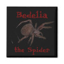 Bedelia The Spider Left magnets