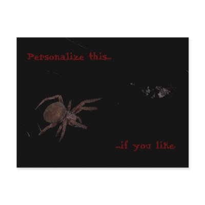 Bedelia The Spider Left Postcard by JaZilla