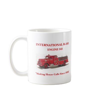 Bedford Falls Fire Department Mug - Customised by motoryachtsoco