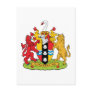 Bedfordshire Coat of Arms Postcard