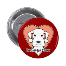 Bedlington Lover Buttons