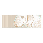 Bedlington Terrier Bookmark Business Card Template