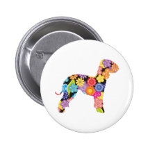 Bedlington Terrier Button