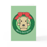 Bedlington Terrier Christmas cards