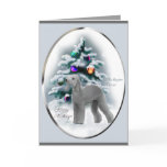 Bedlington Terrier Christmas Gifts Greeting Cards