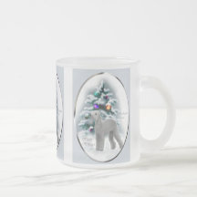 Bedlington Terrier Christmas Gifts Coffee Mug
